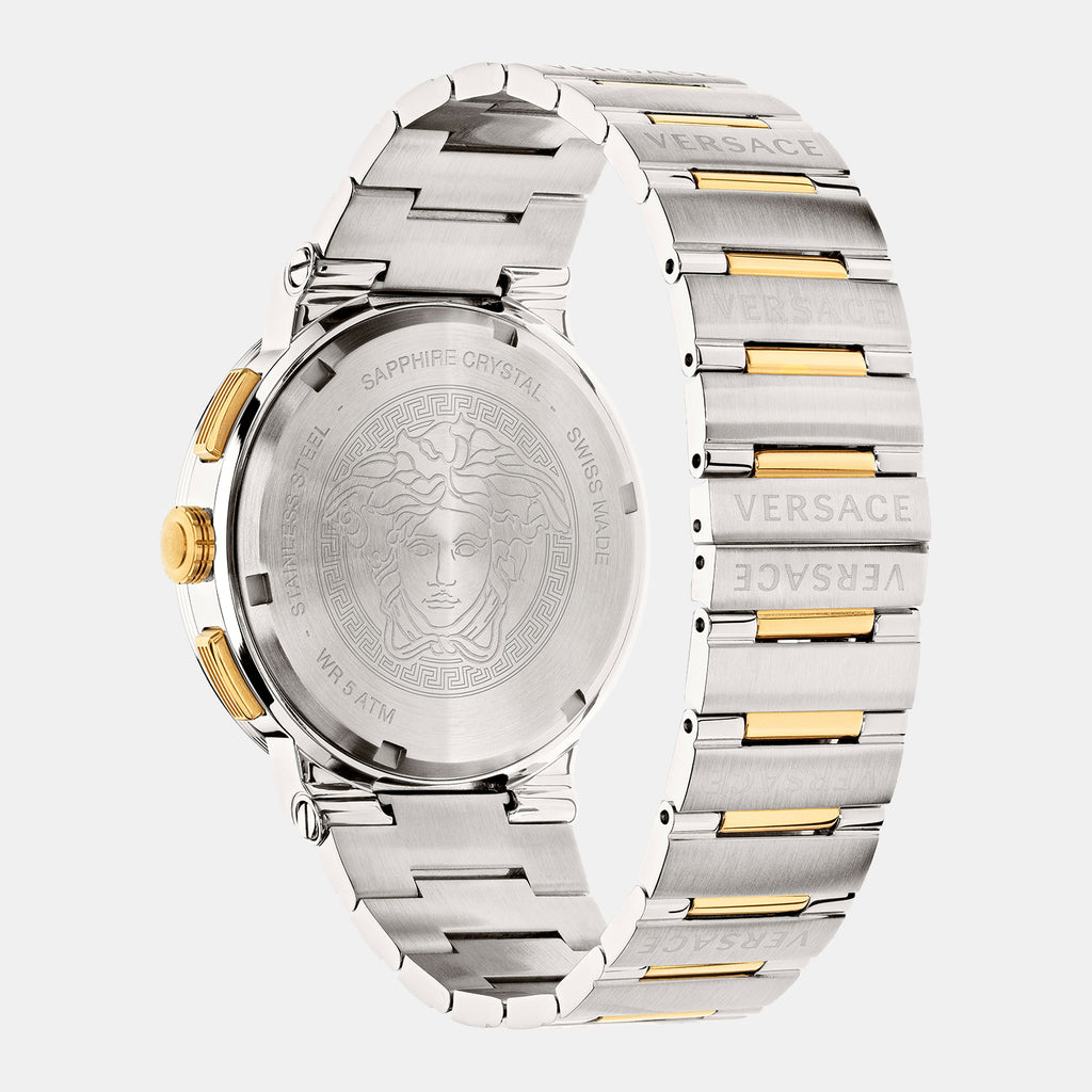 Versace Men Round Silver watch