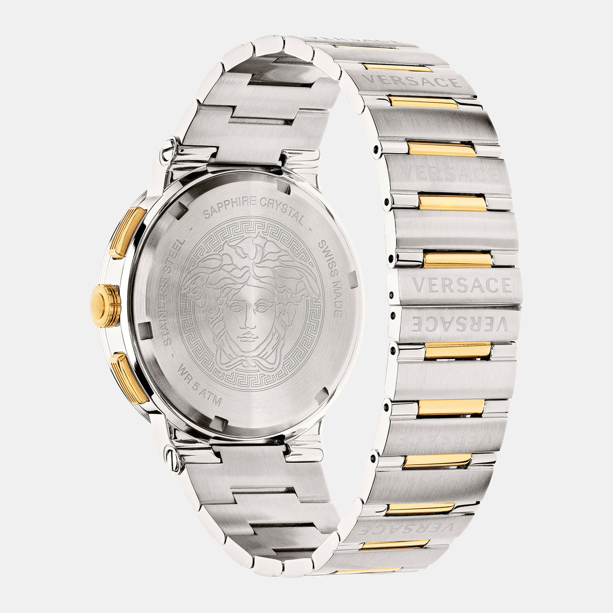 Versace Men Round Silver watch