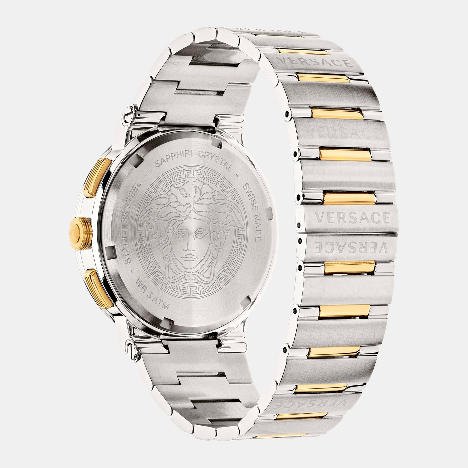 Versace Men Round Silver watch