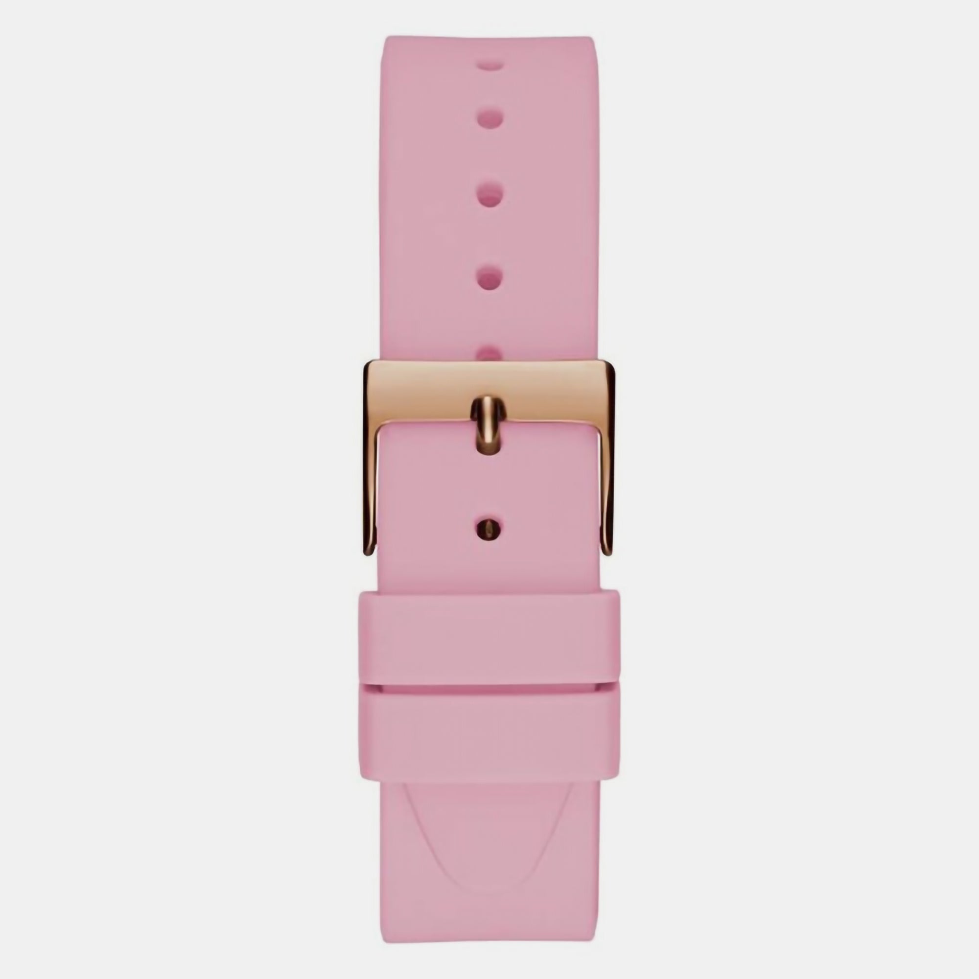 Lady Idol Women Quartz Gold Dial Analog Silicone Watch GW0530L4