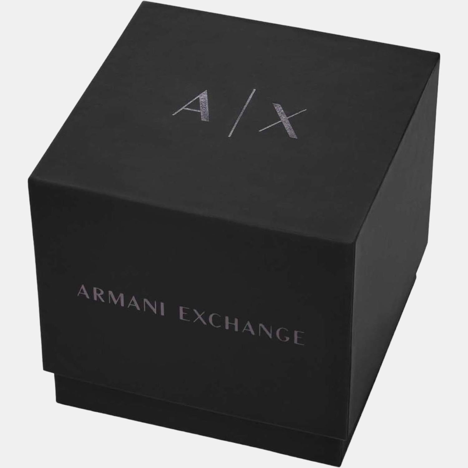 Armani Exchange Silicone Black watch