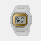 Casio Rectangular White Digital watch