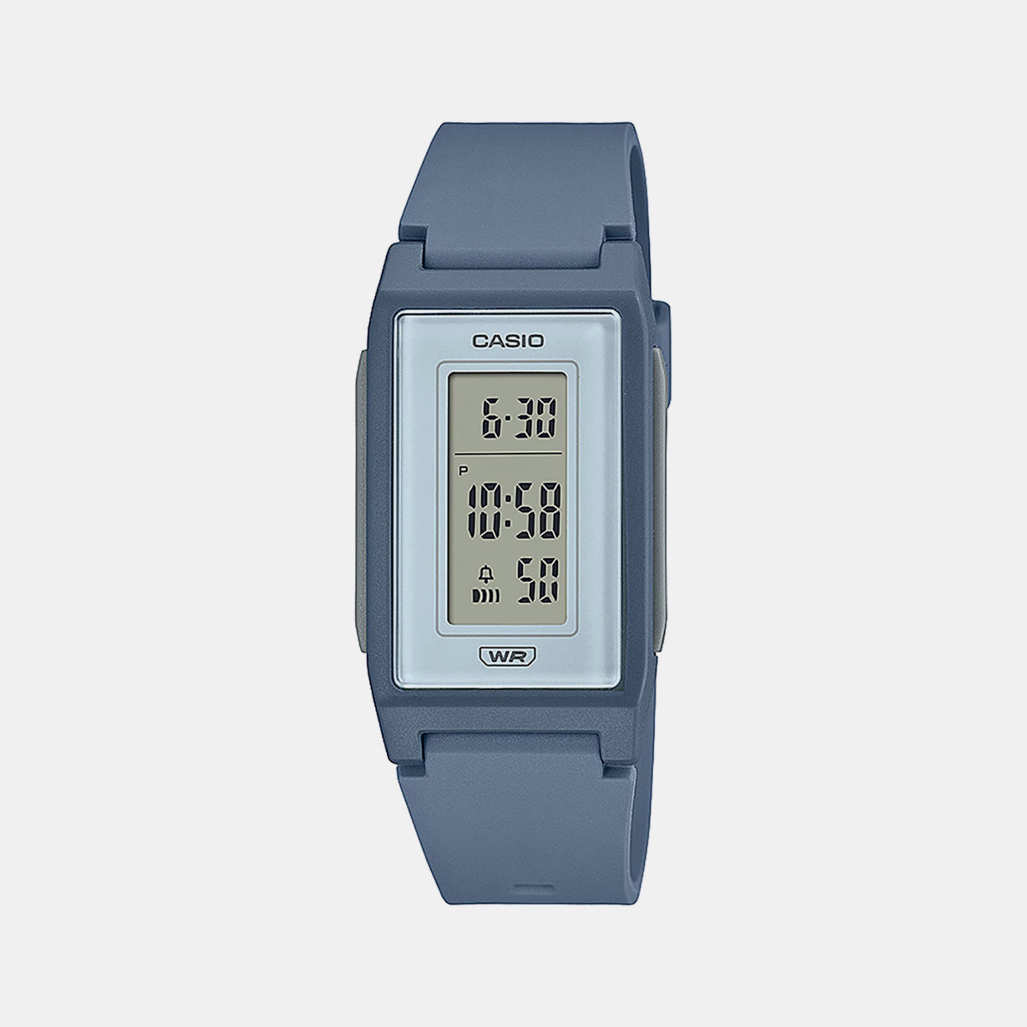 Casio Rectangular White Digital watch