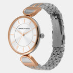 Na Women Quartz Two Tone Dial Analog Stainless Steel Watch AX5383