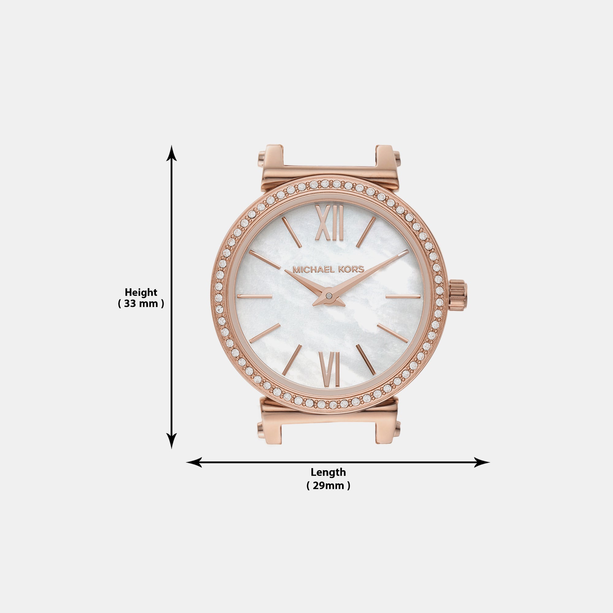 Sofie Women Quartz White Dial Analog Stainless Steel Watch MK4521