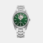 Male Green Analog Stainless Steel Watch 984985 41 75 20