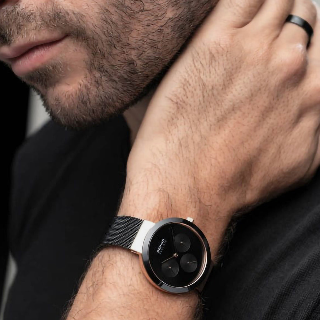 Bering Round Quartz Multi-Function Women watch