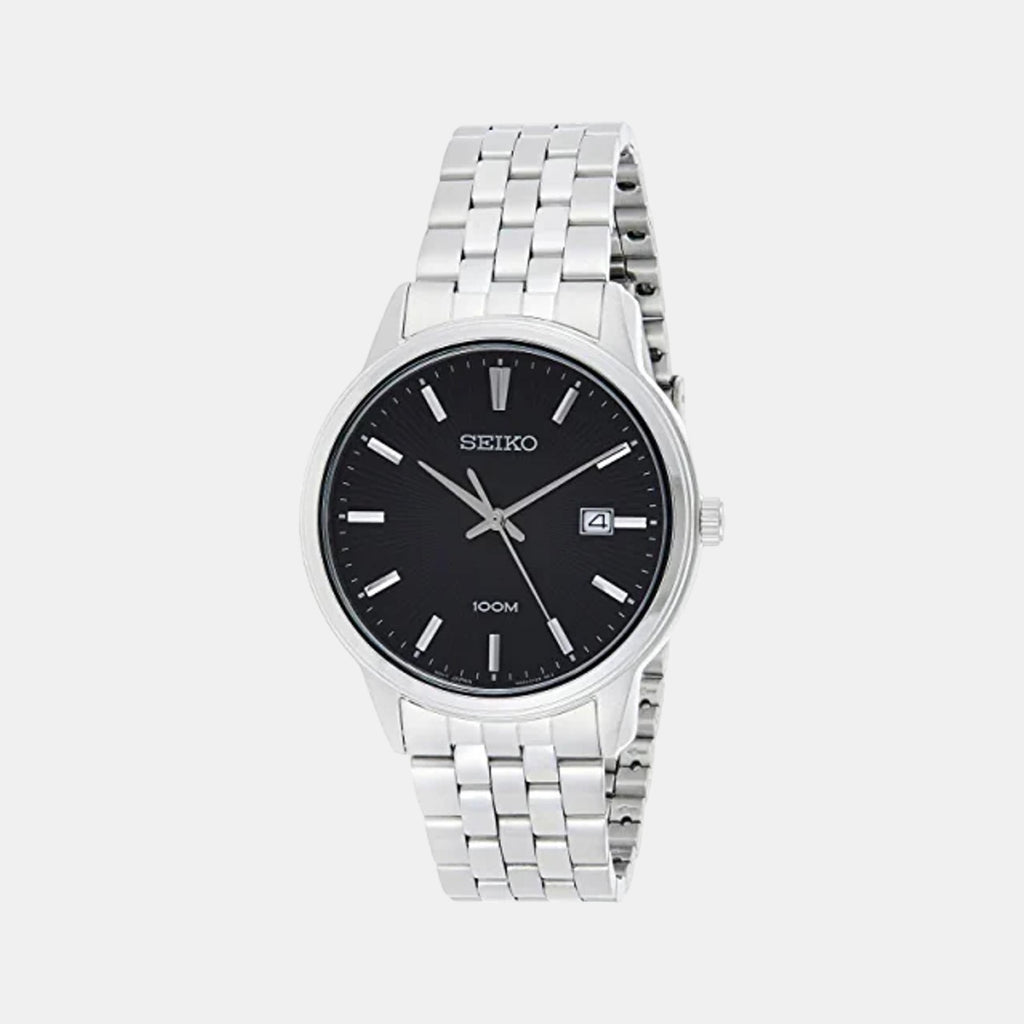 Seiko Round Black Analog watch