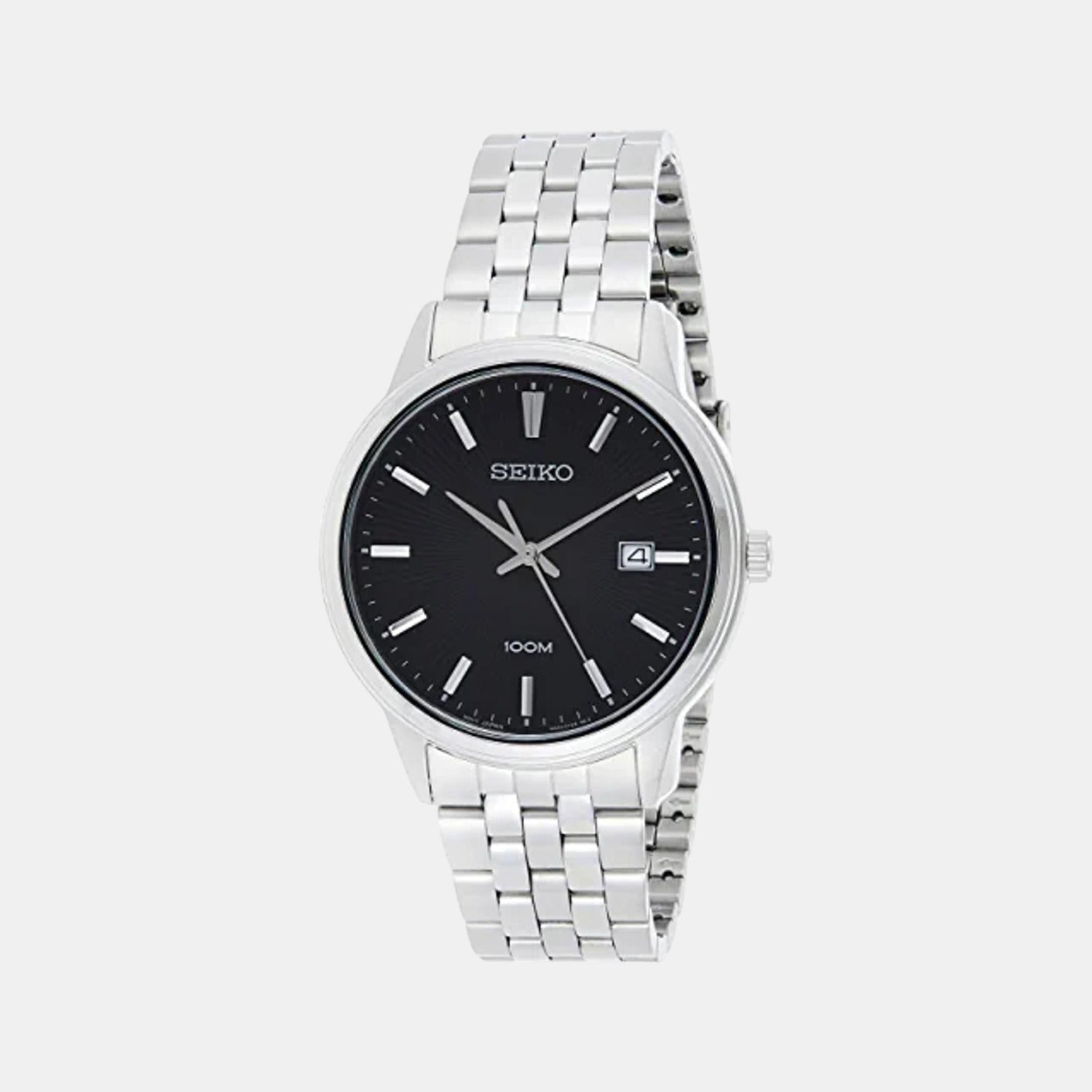 Seiko Round Black Analog watch
