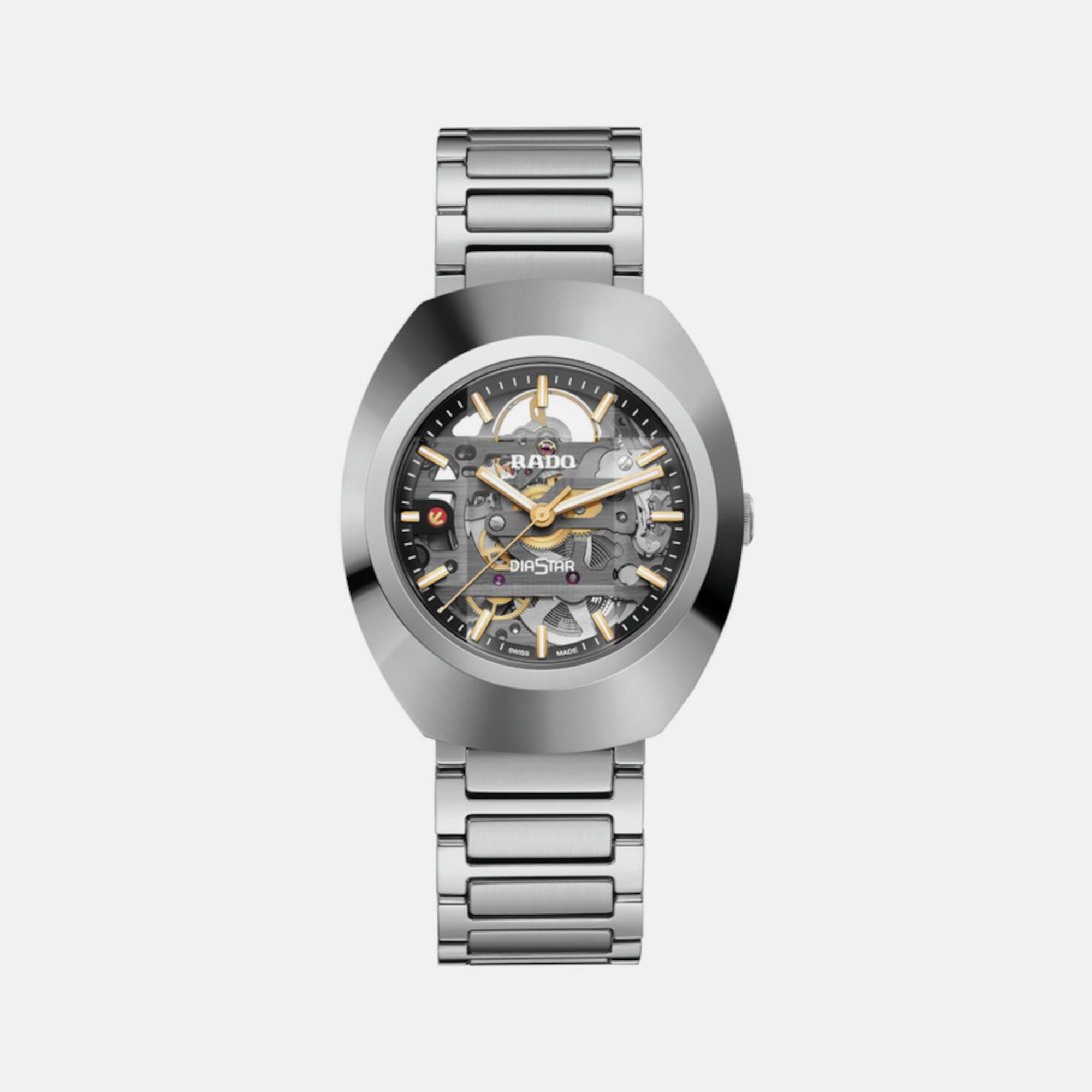 Rado R12408633 Diastar Original Stainless-steel And Simili Automatic Watch  in White for Men | Lyst