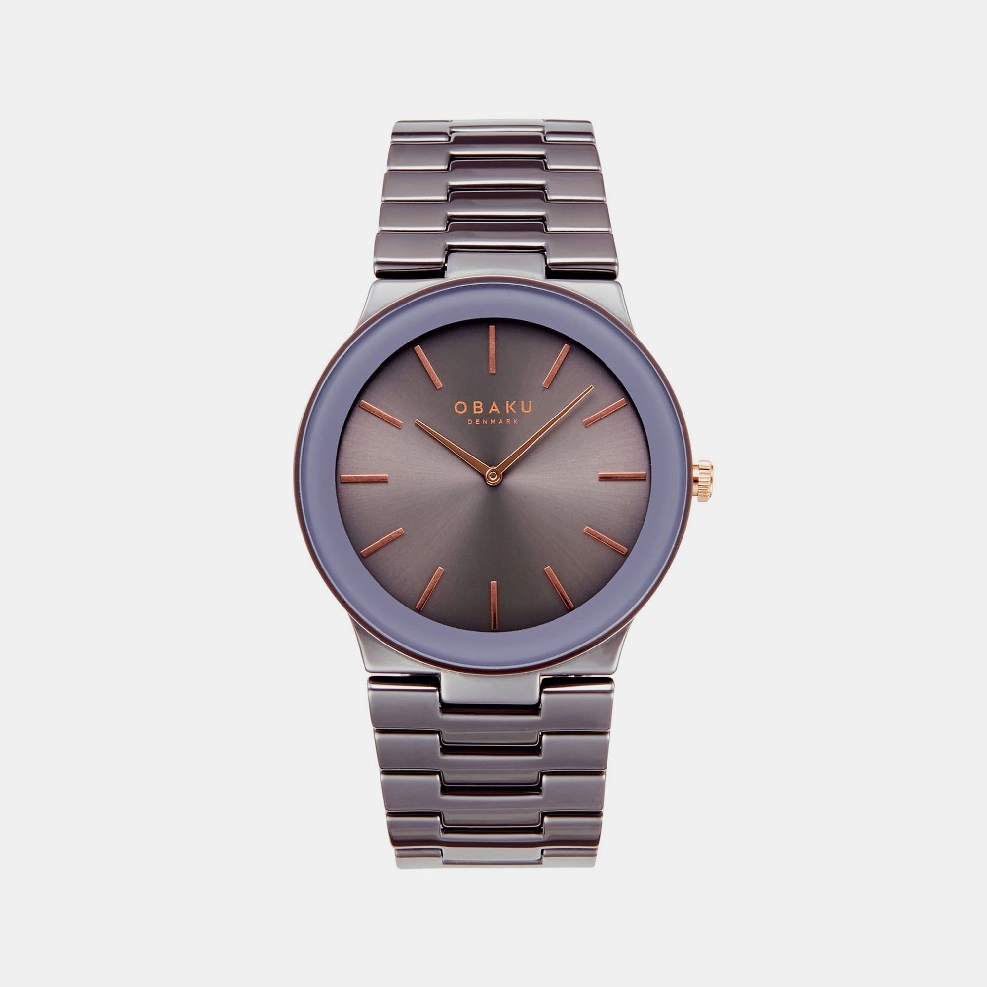 Obaku Round Grey Analog watch