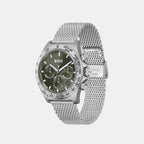 Boss Men Round Green watch