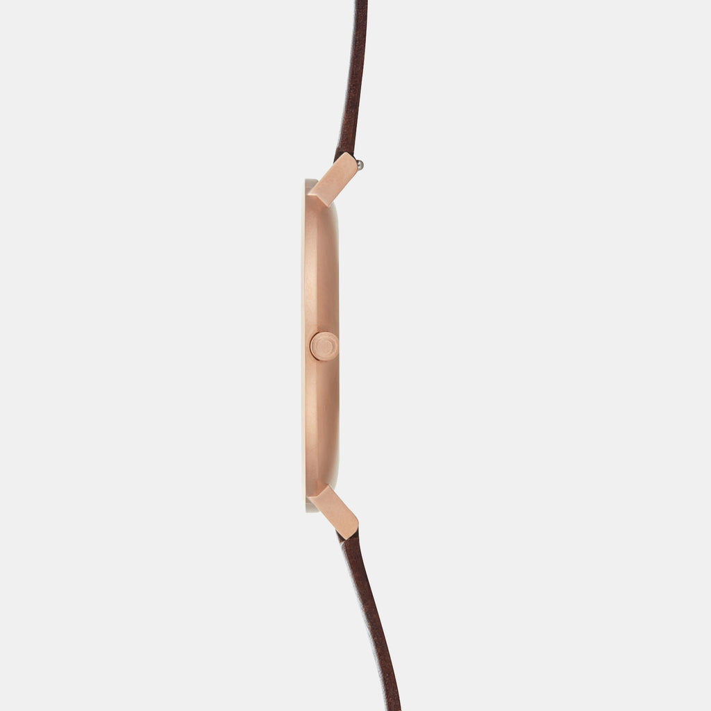 Obaku Men Round Silver watch