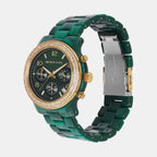 Michael Kors Women Round Green watch