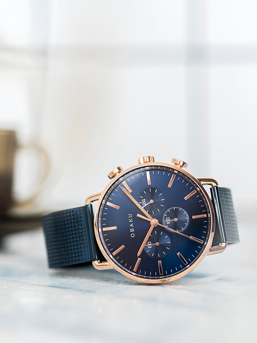 Obaku Brass Round watch
