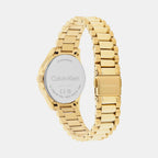 Calvin Klein Unisex Round Gold watch
