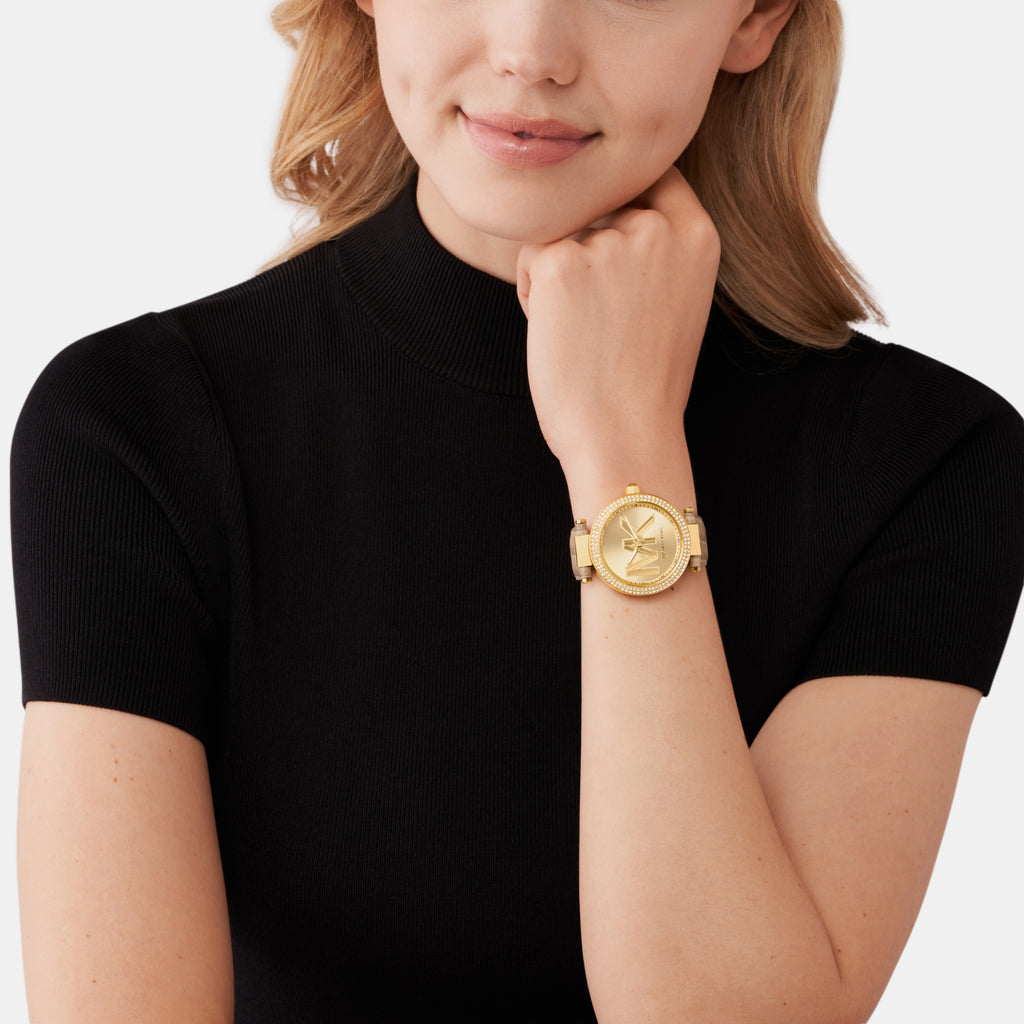 Michael Kors Round Quartz Analog Women watch