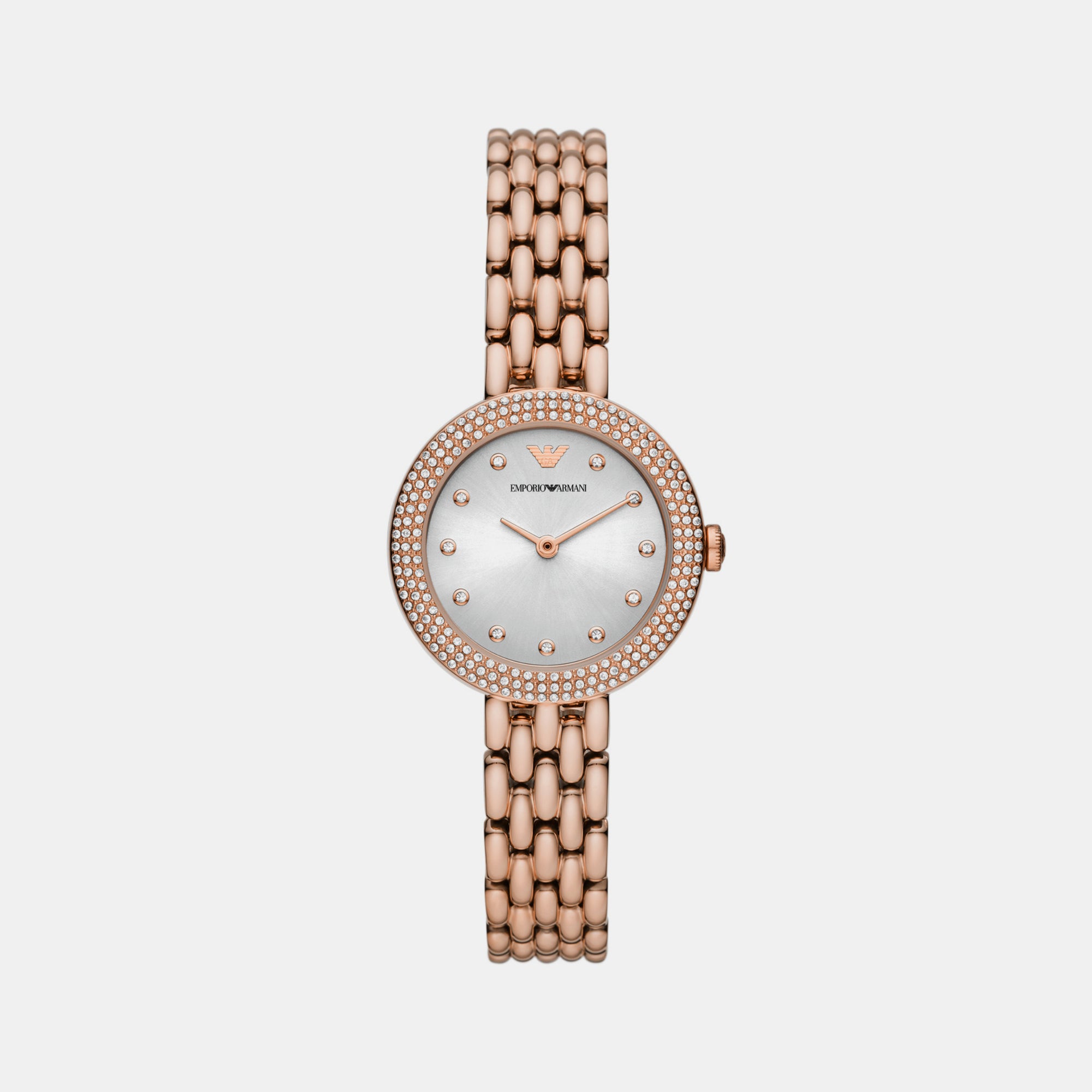 Emporio Armani Round Silver Analog watch