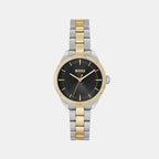 Boss Round Black Analog watch