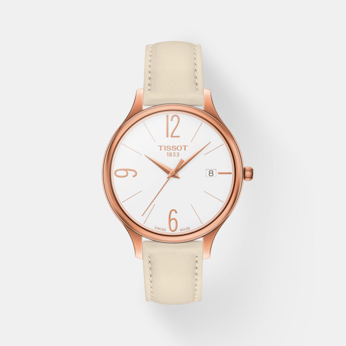 Tissot Round White Analog watch