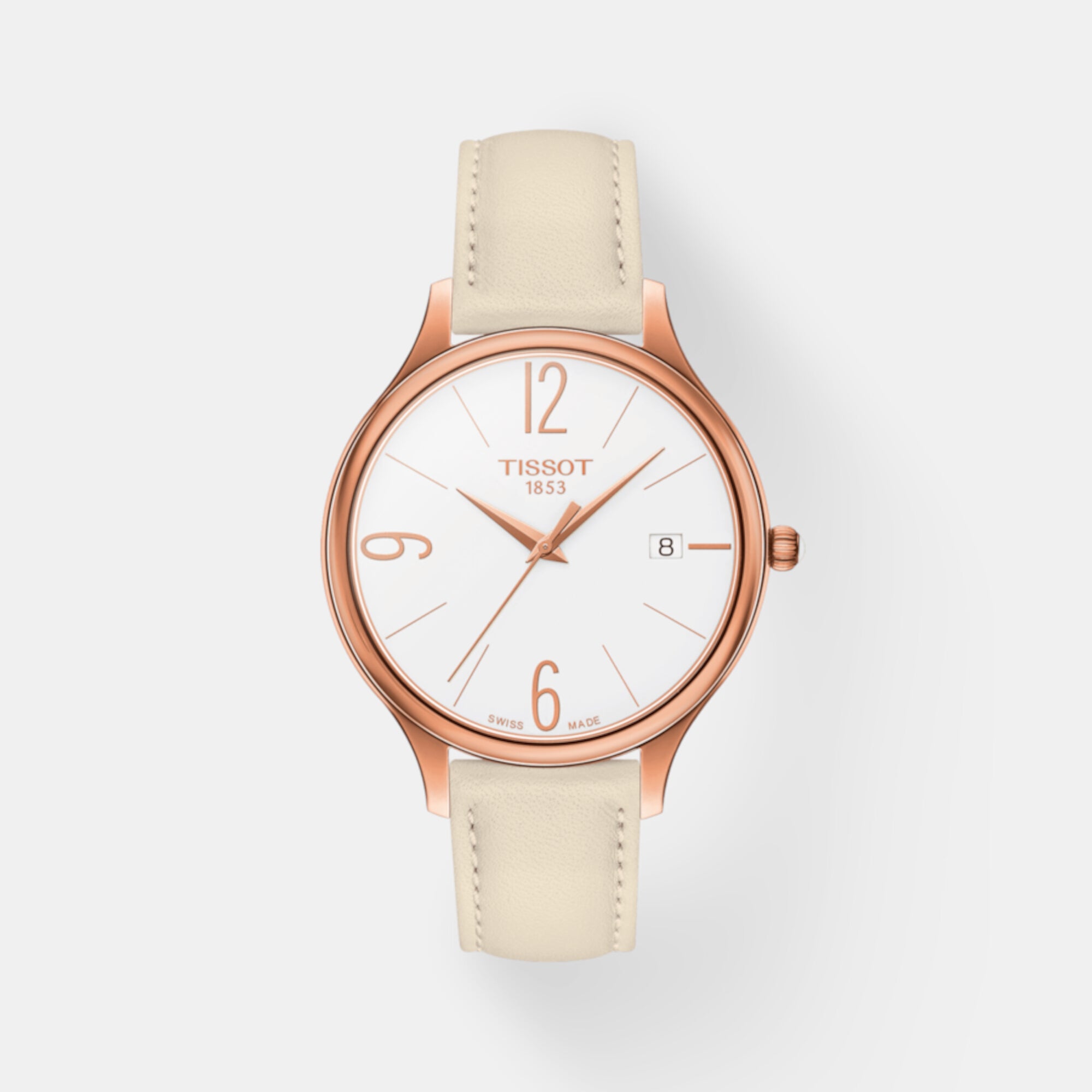 Tissot Round White Analog watch