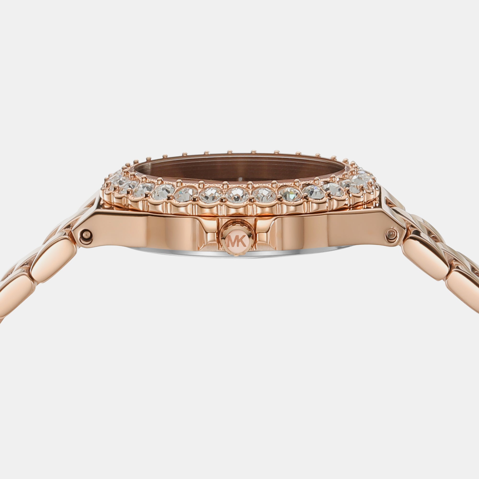 Female Lennox Three-Hand Rose Gold-Tone Stainless Steel Watch