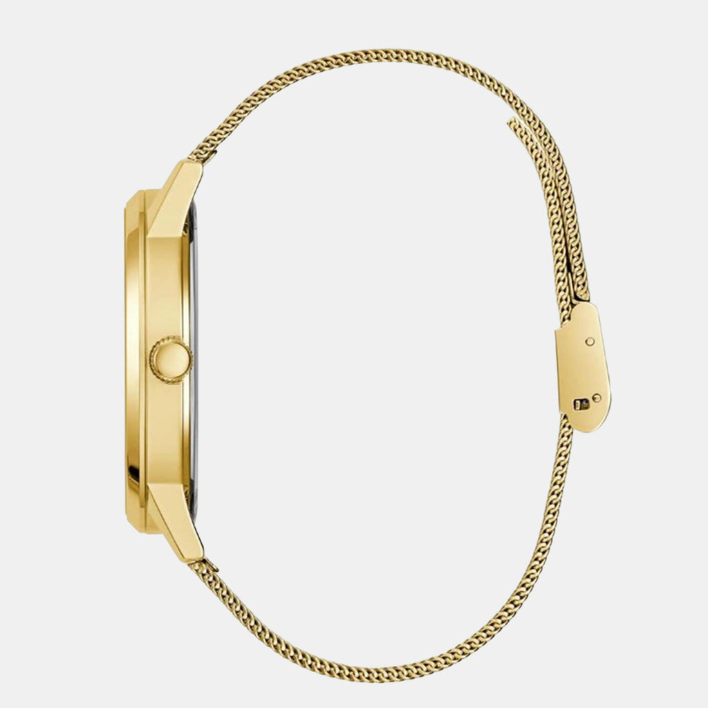 Gadget Men Quartz Black Dial Analog Mesh Watch GW0538G2