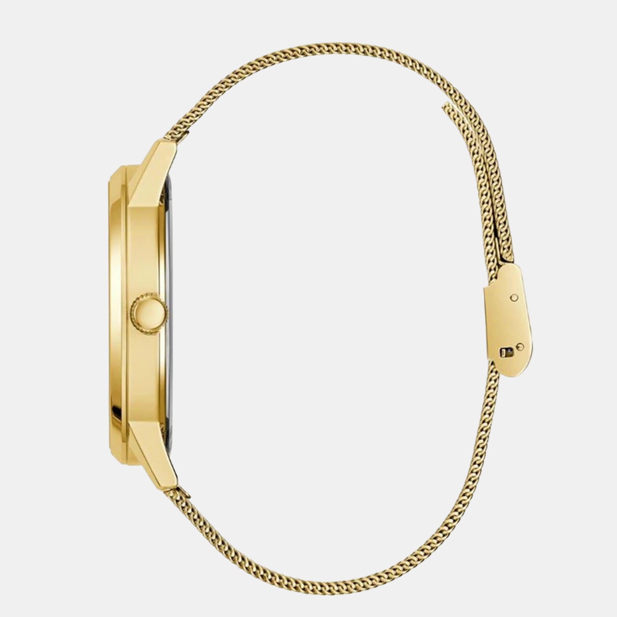 Gadget Men Quartz Black Dial Analog Mesh Watch GW0538G2