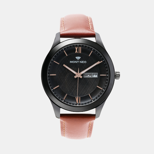 Mont Neo Round Black Analog watch