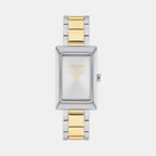 Calvin Klein Rectangular Silver Analog watch