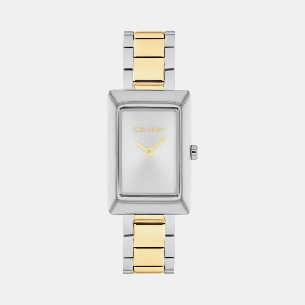 Calvin Klein Rectangular Silver Analog watch
