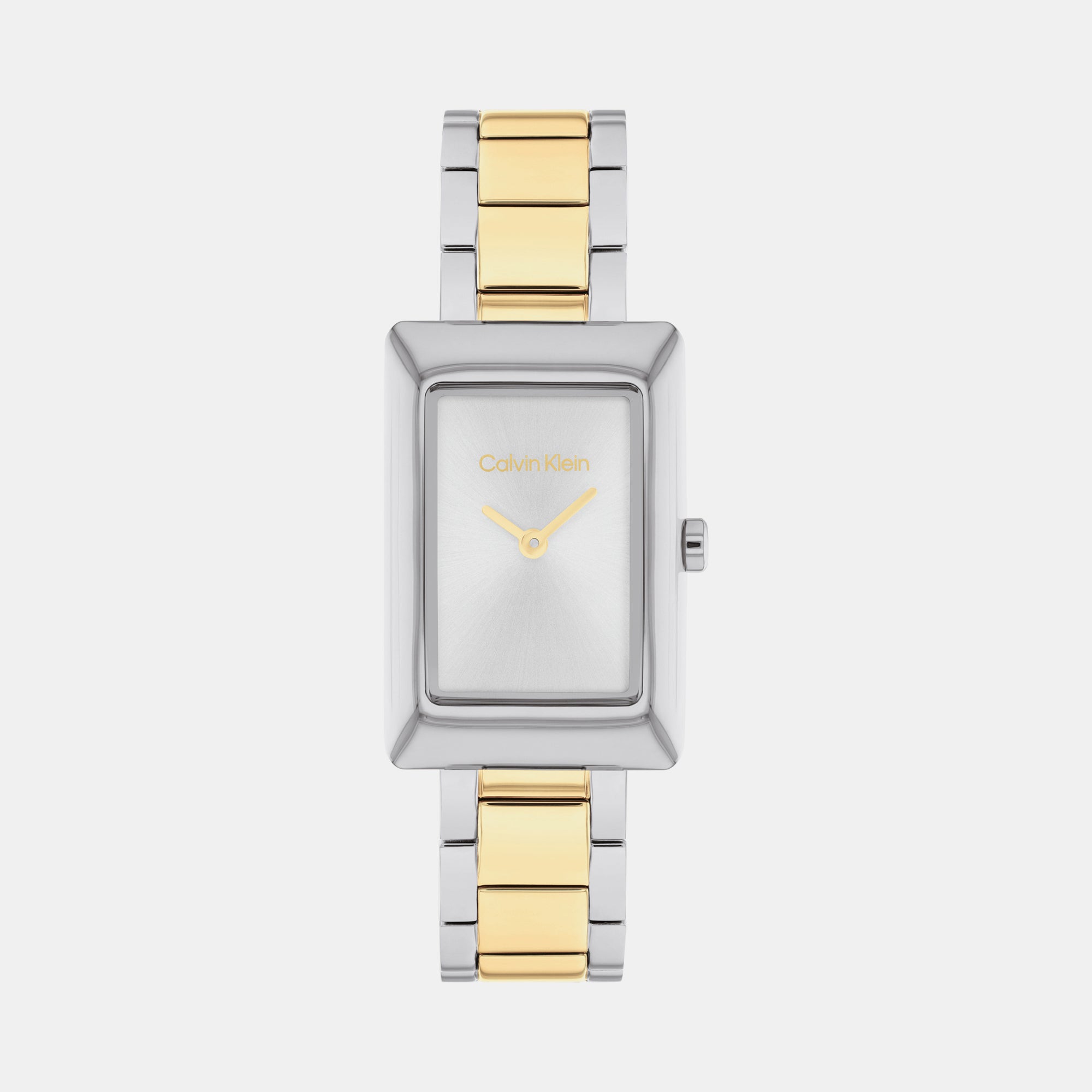 Calvin Klein Rectangular Silver Analog watch