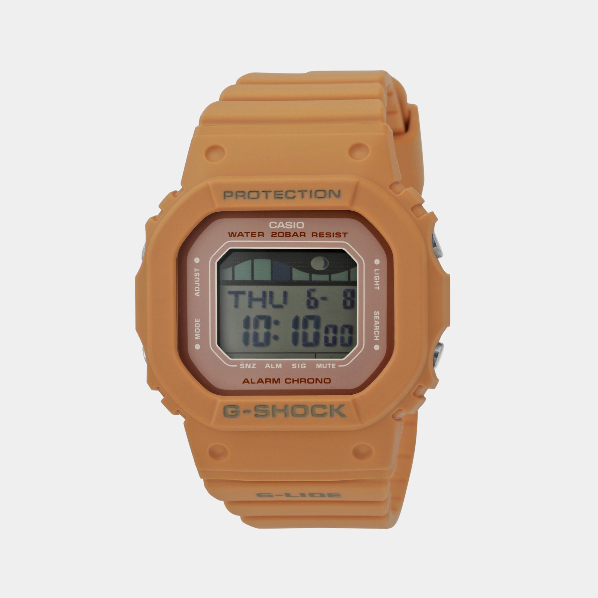 Casio Tonneau Red Digital watch