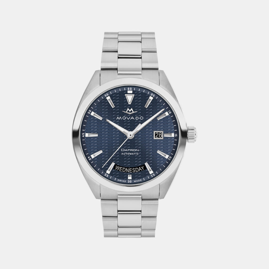 Movado Round Blue Analog watch