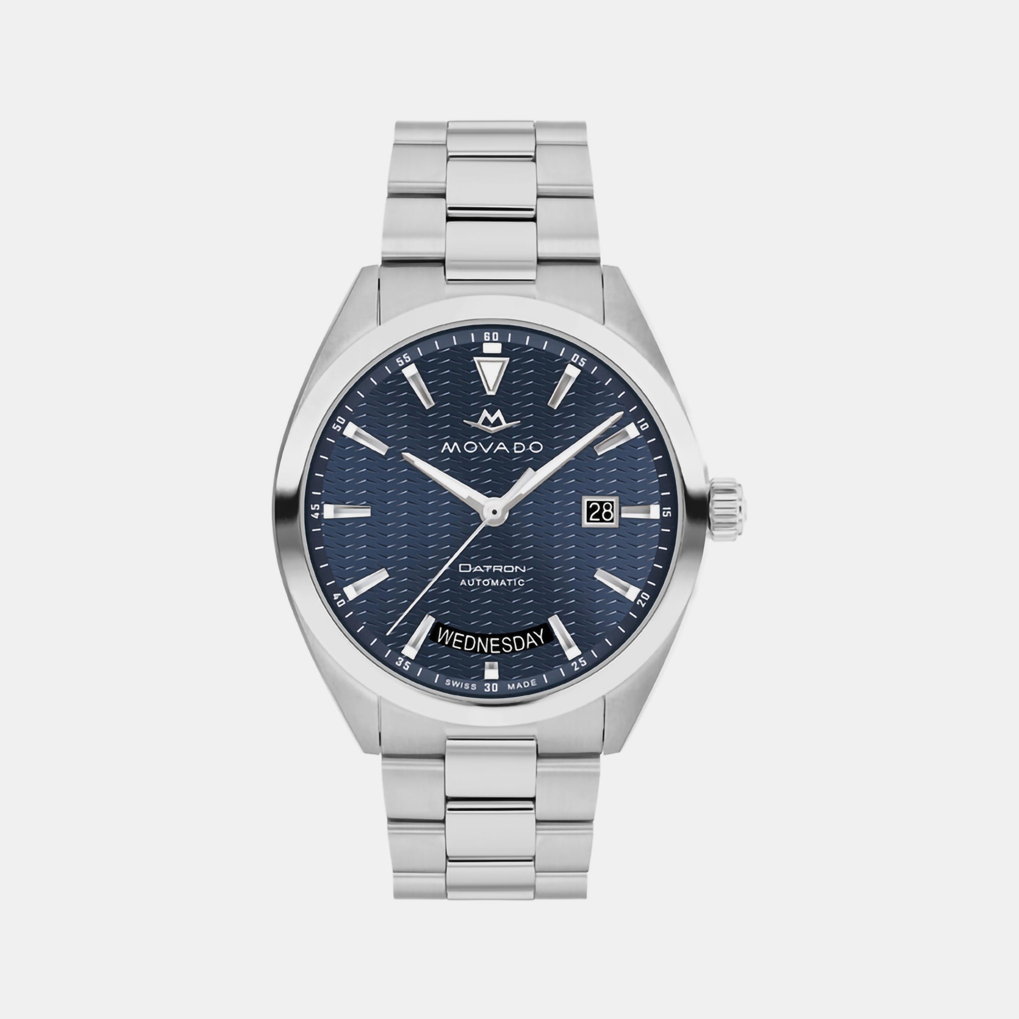 Movado Round Blue Analog watch