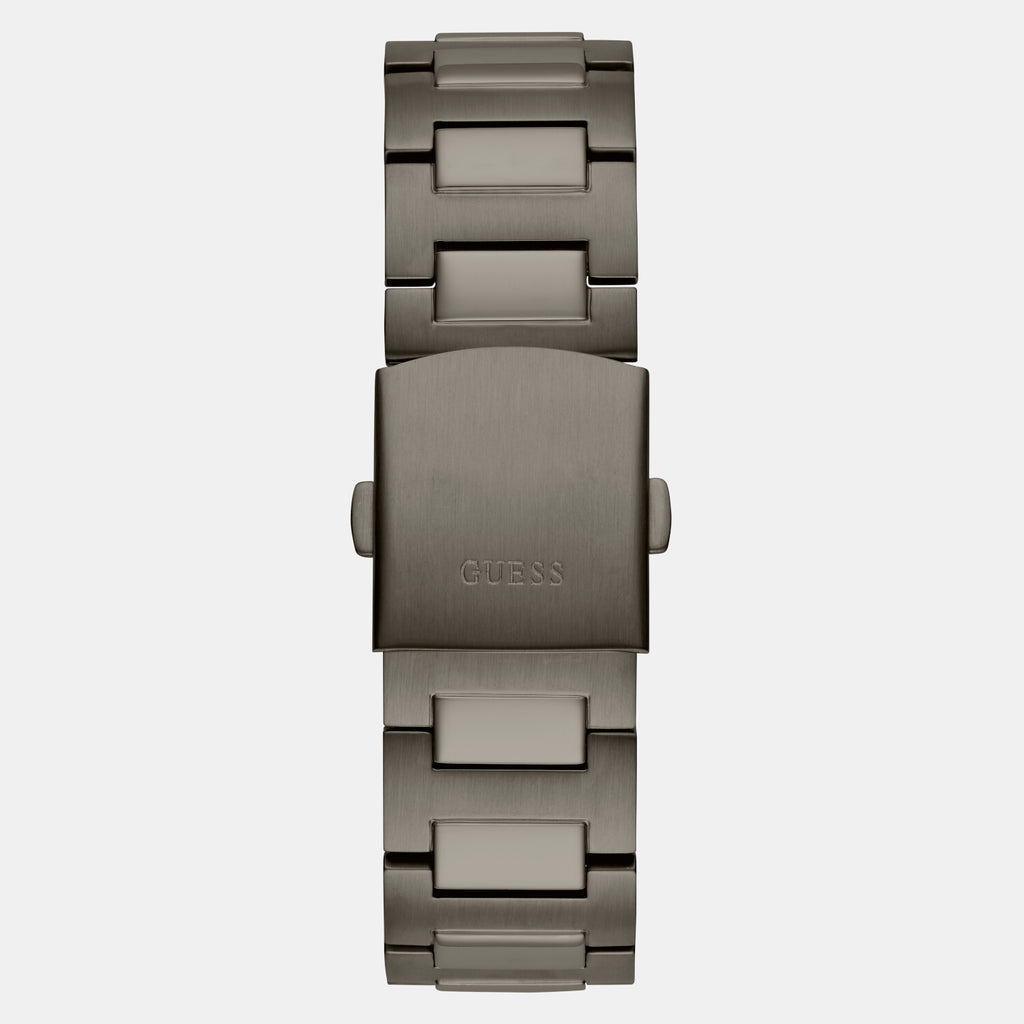 Guess Men Square Gunmetal watch