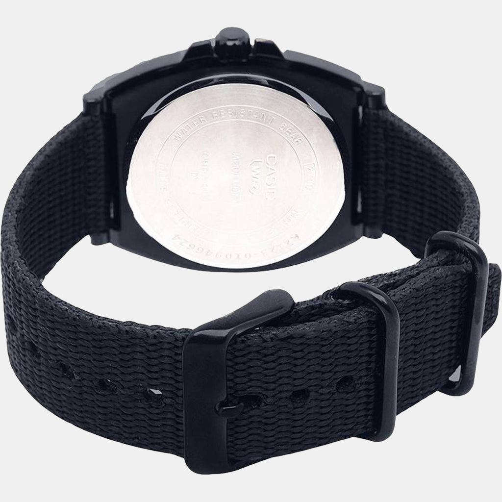 Enticer Men Quartz Grey Dial Analog Fabric Watch A2123