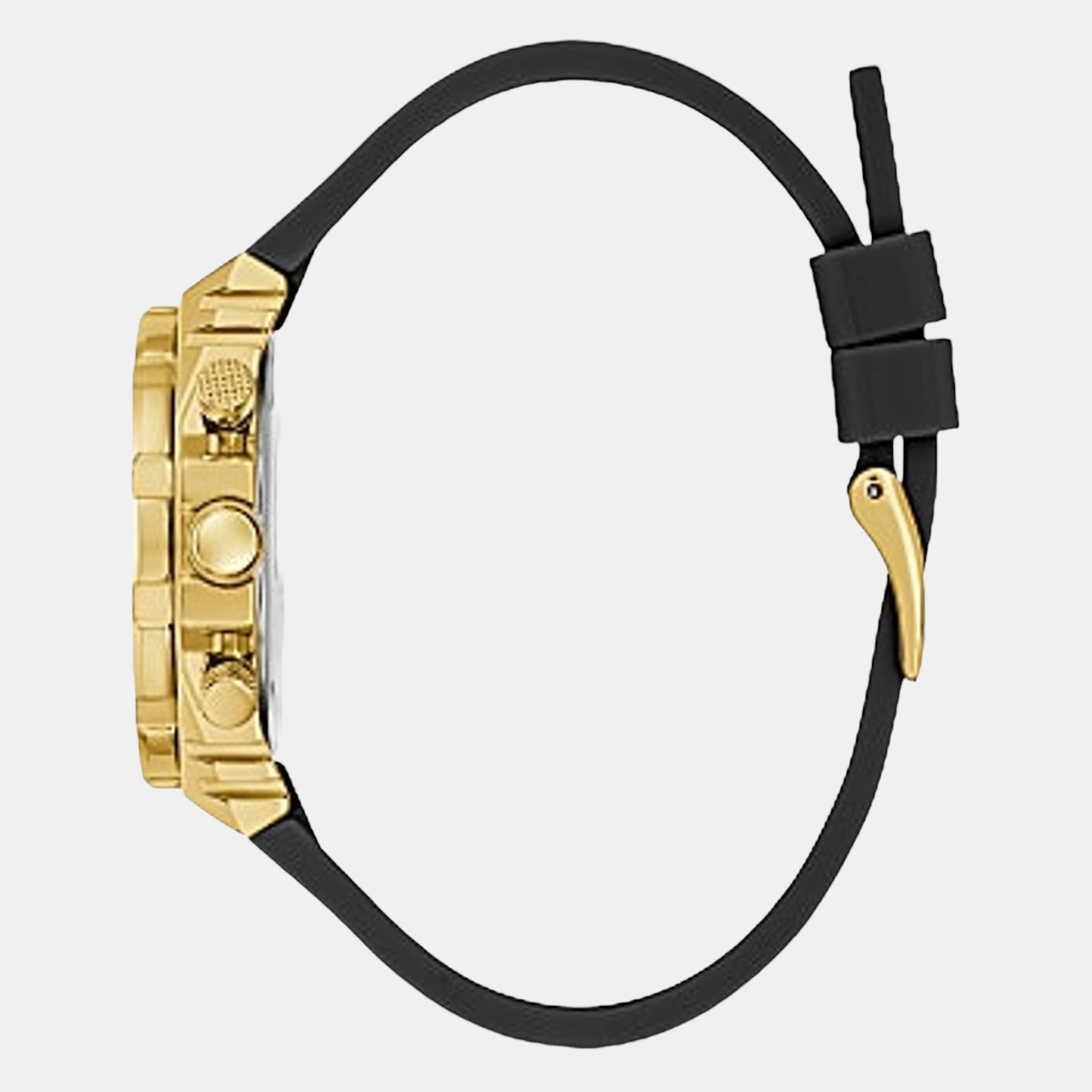 Fusion Women Quartz Black Dial Chronograph Silicone Watch GW0553L4