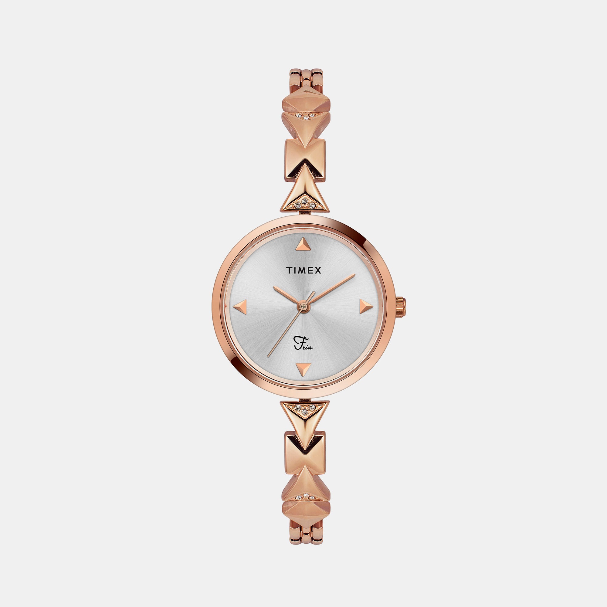 Timex Round Silver Analog watch