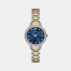 Emporio Armani Round Blue Analog watch