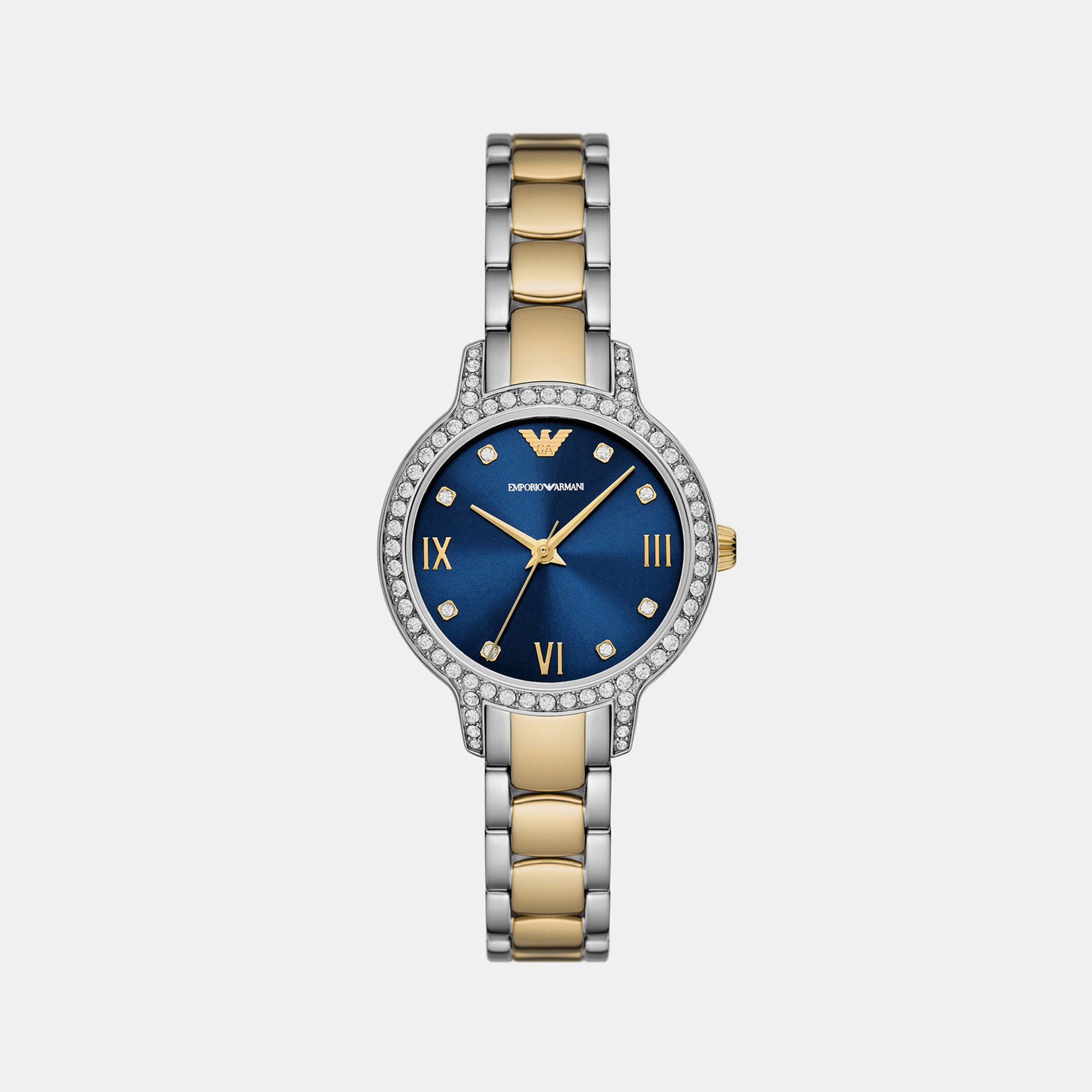 Emporio Armani Round Blue Analog watch
