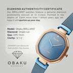 Obaku Brass Octagon watch