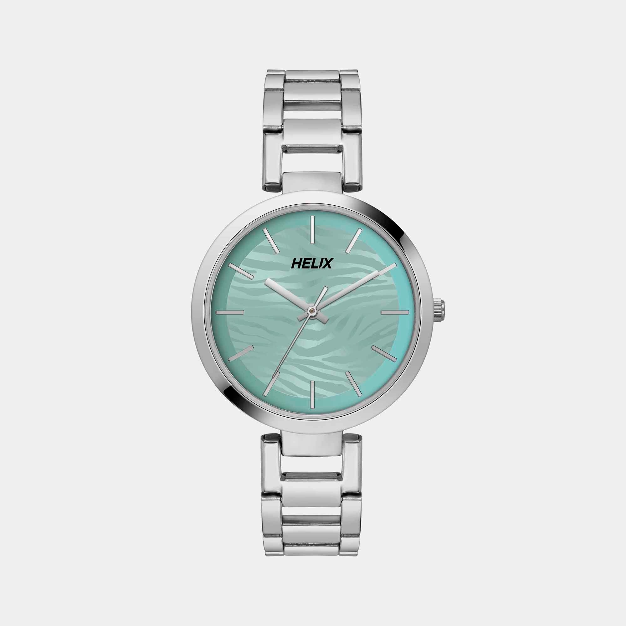 Helix Round Mint Analog watch