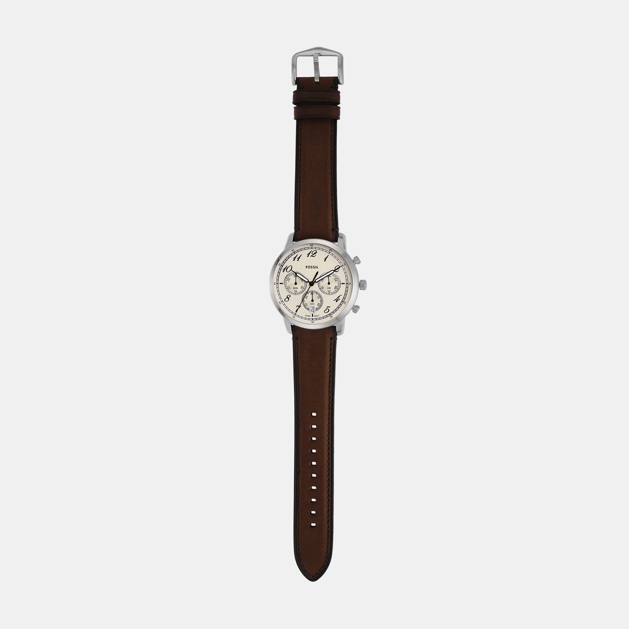 Male Cream Chronograph Leather Watch FS6022 – Just In Time