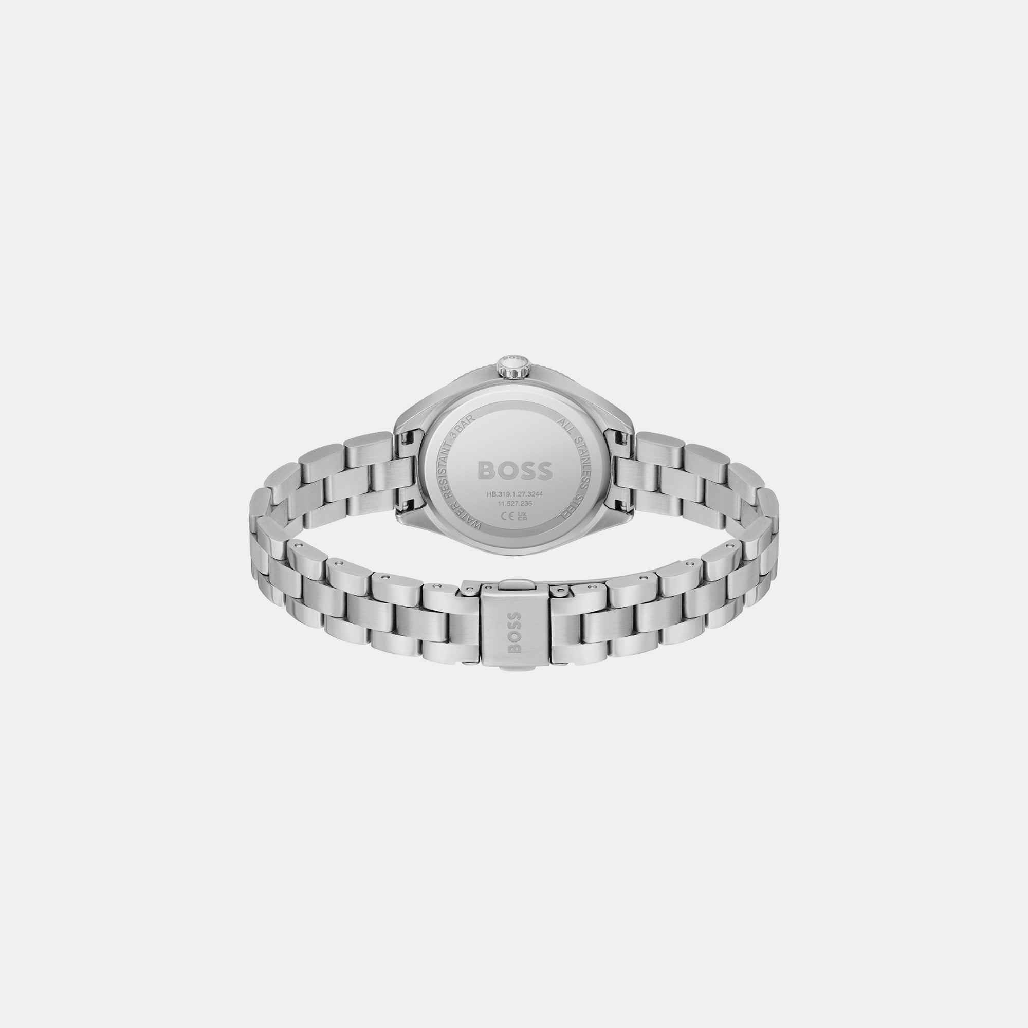 Boss Women Round Silver watch