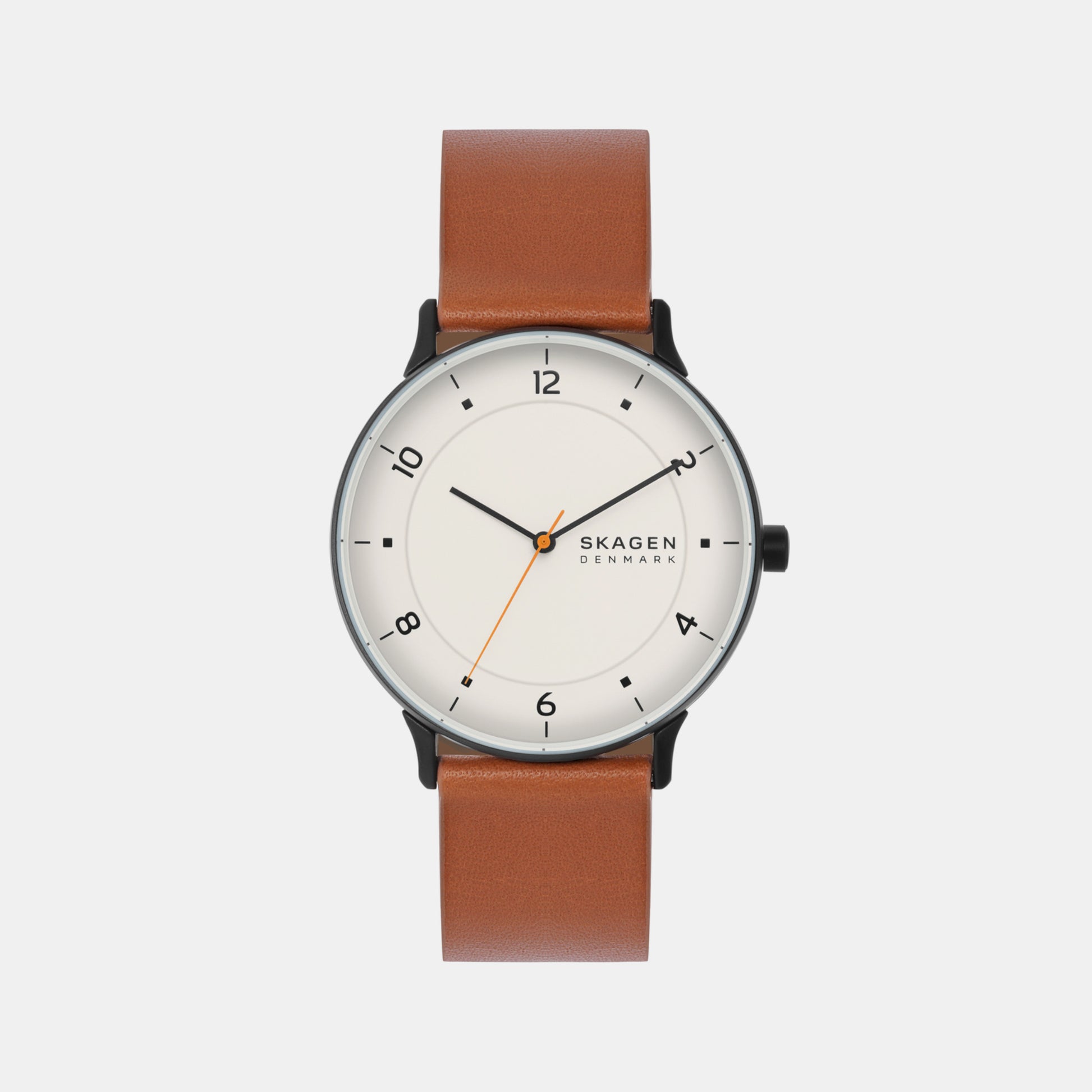 Skagen Men Quartz White Dial Analog Leather Watch SKW6883 – Just