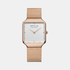 Bering Square White Analog watch