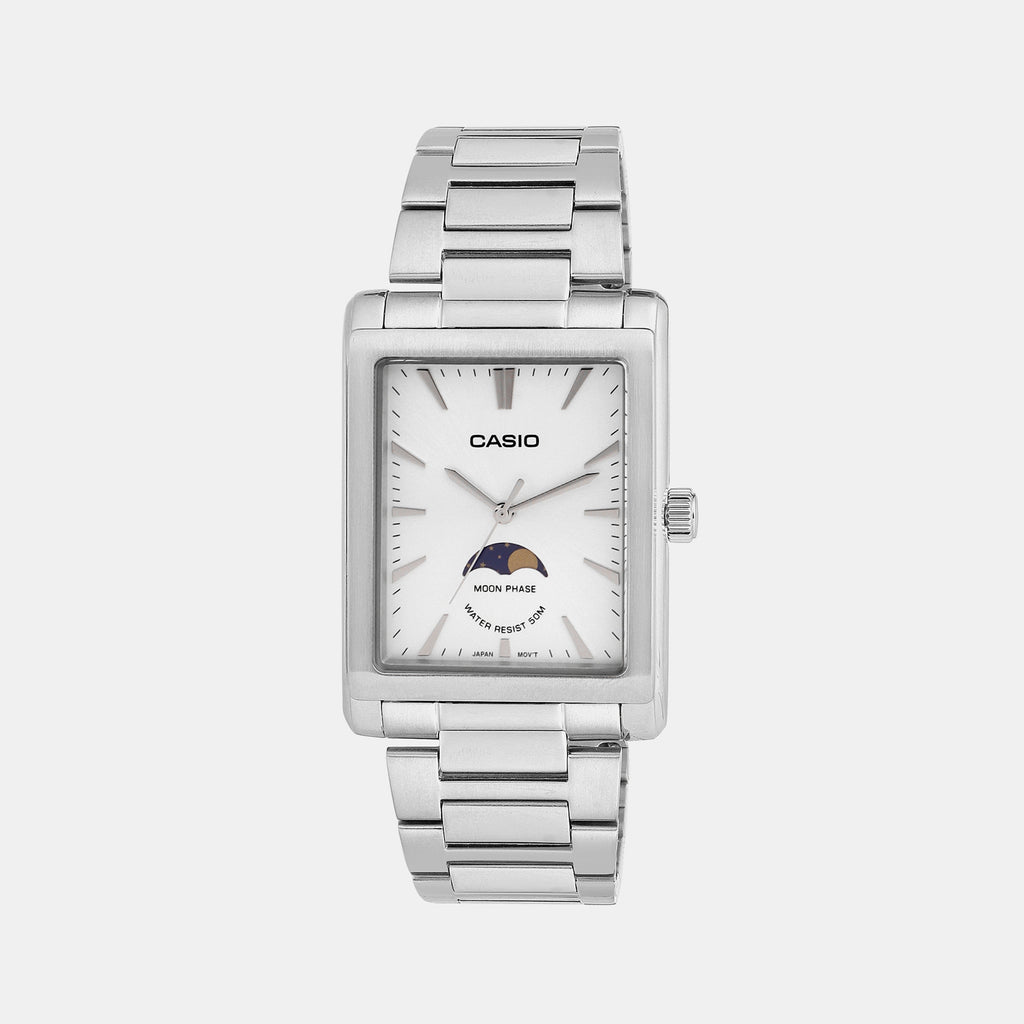 Casio Rectangular White Analog watch