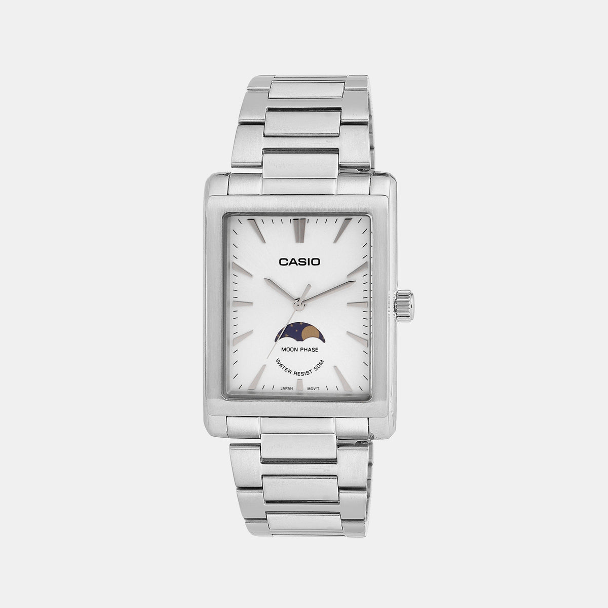 Casio Rectangular White Analog watch