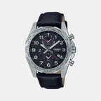 Casio Round Black Chronograph watch